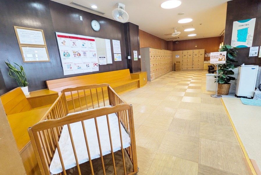 女性大浴場脱衣所